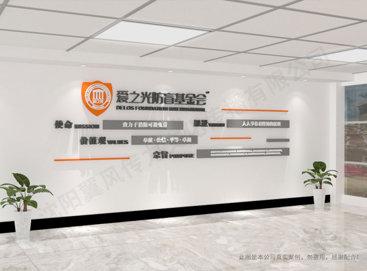 愛之光防盲基金會(huì)文化墻